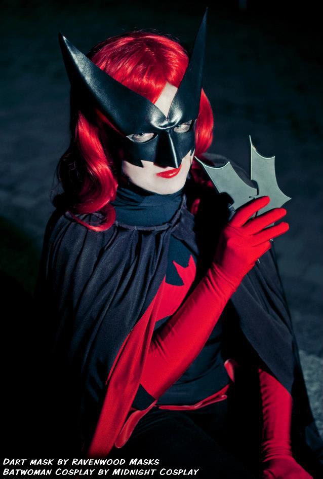 Leather superhero cosplay mask - Dart - Made to Order