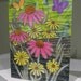 Art Quilt Note Card - Butterfly Garden