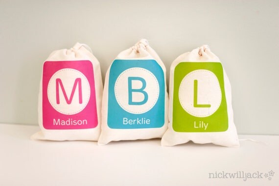 Monogram Party Favor Bags Il_570xn