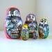 Russian Nesting Dolls Sailors Ceramic Matryoshka Nautical Decor Folk Art Painted Octopus Whale Mermaid - READY TO SHIP - on sale