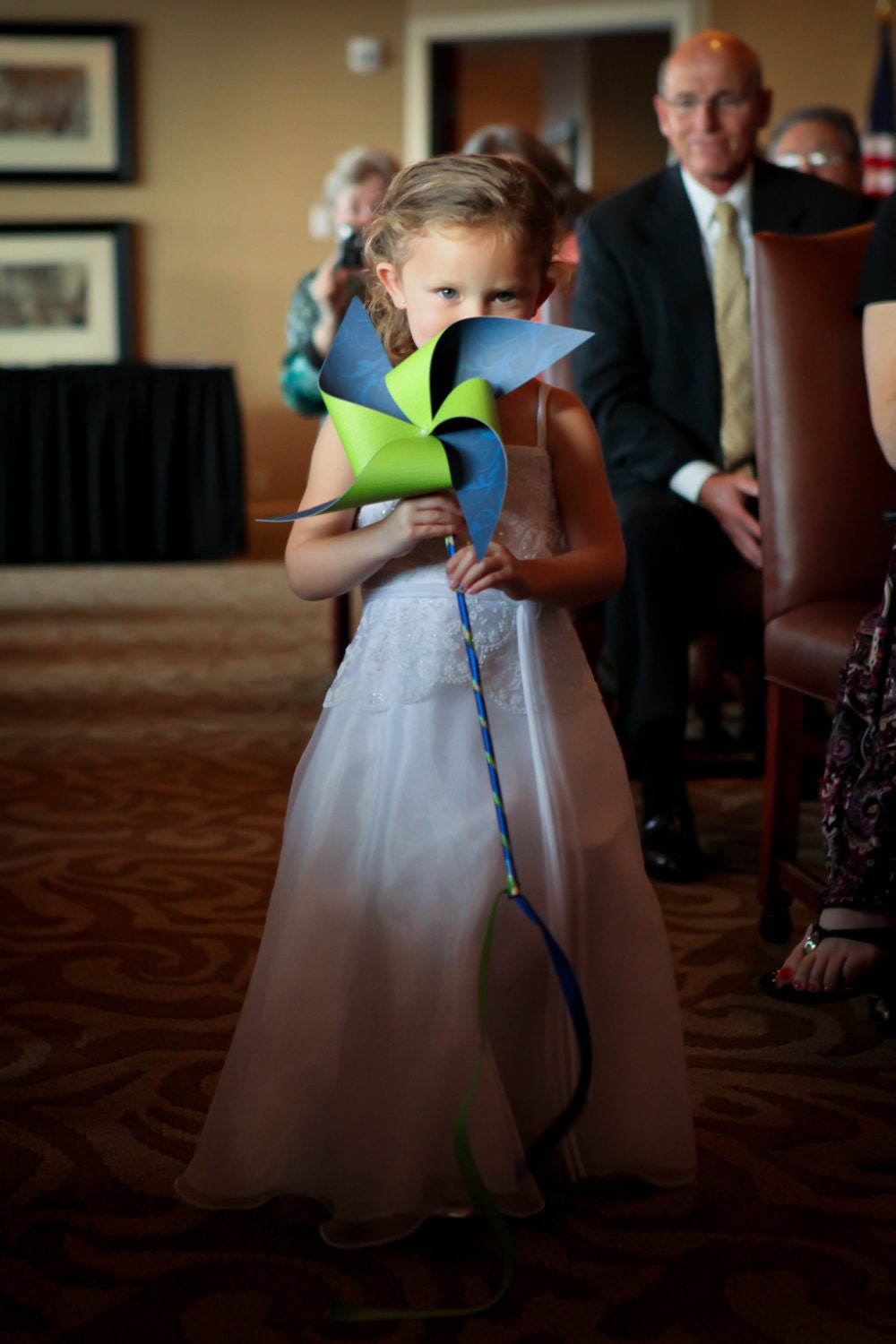 Flower Girl Pinwheel Bouquet by Rule42