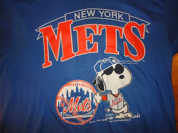 snoopy mets shirt