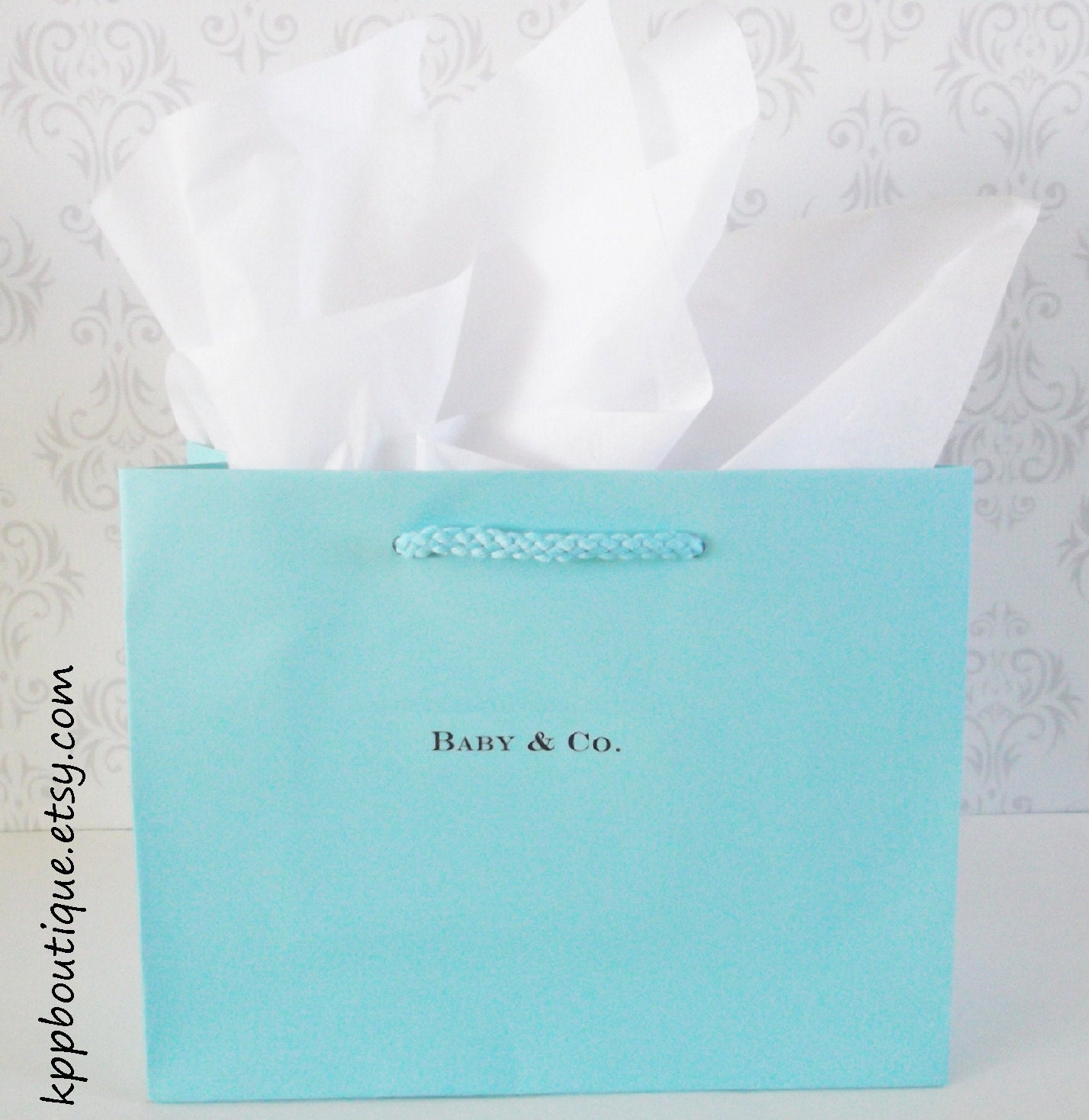 Tiffany  Co. Inspired Personalized Gift Bags (S2)