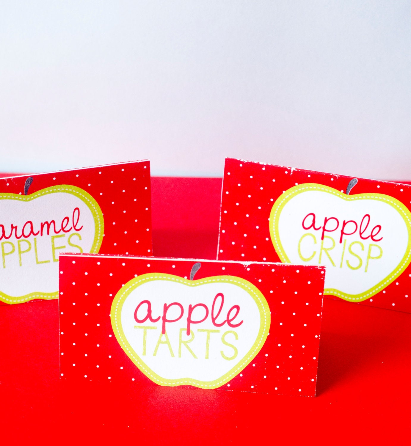Apple Party PRINTABLE Party Food Labels by Love The Day Il_570xn