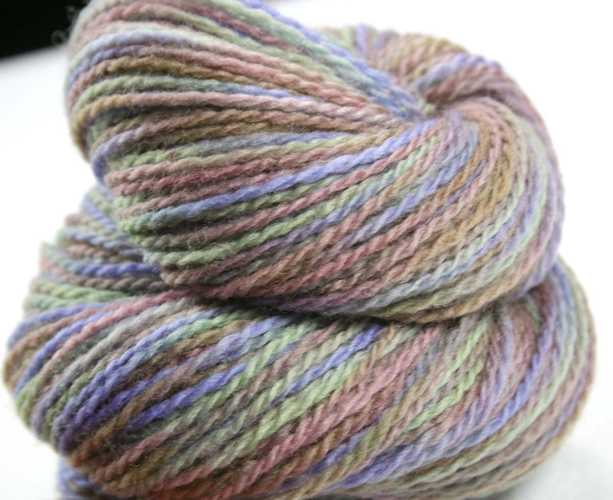 Sale FADED RAINBOW Peruvian Highland Wool fingering yarn OOAK