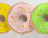 Frosted Donuts with Sprinkles Catnip Cat Toy