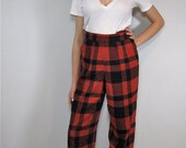 vintage RALPH LAUREN BUFFALO plaid ski pants