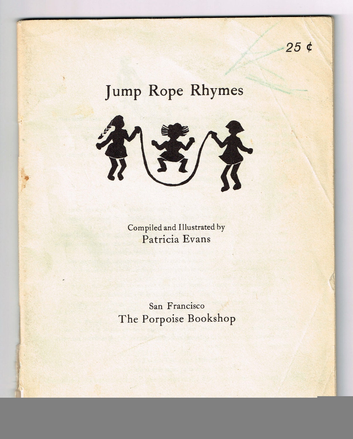 1955 Jump Rope Rhymes by Patricia Evans The Porpoise by bookedge