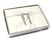Wedding Card Set - Eloping Card - We've Eloped Antelope