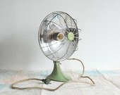 Art Deco Space Heater - Vintage Green Moderne Heater by the Knapp-Monarch Co