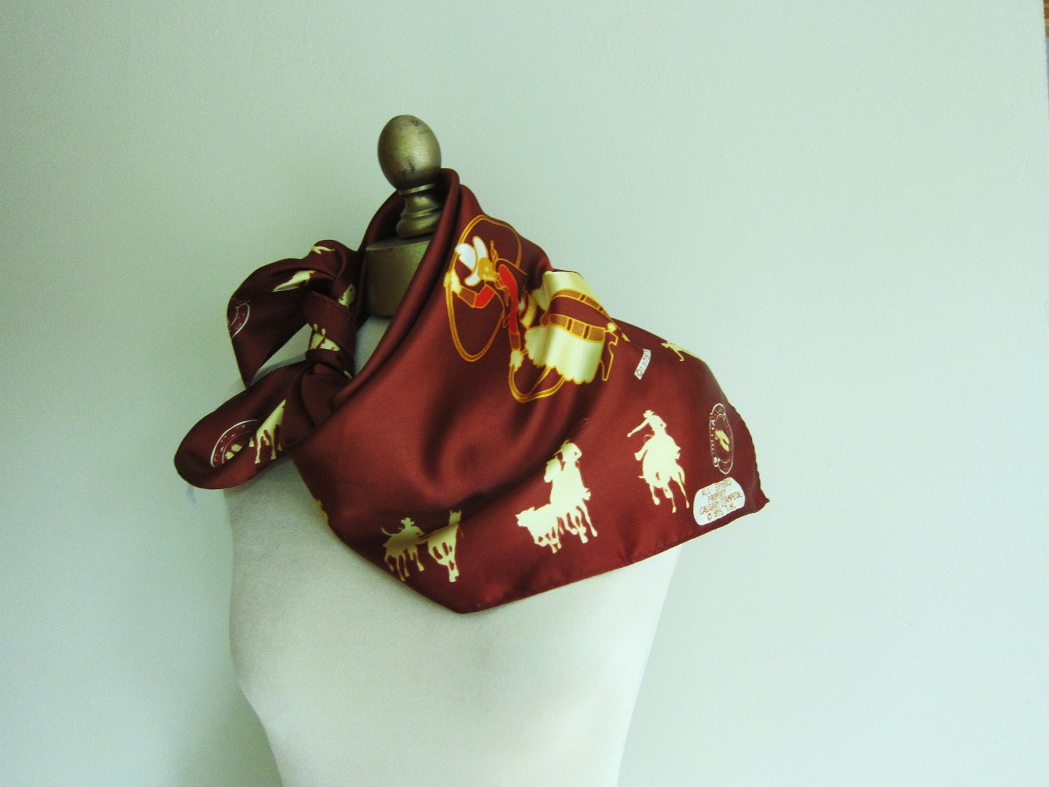 Calgary Stampede cowboy scarf