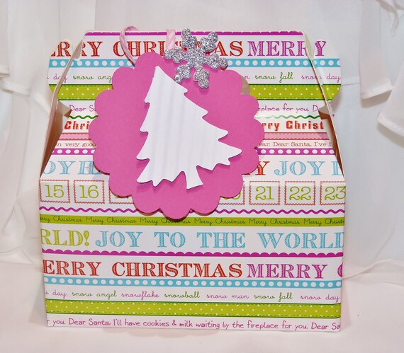 Gable BoX- KITSCH ReTrO BAKERY BoX -3- FAVOR BoX / CooKie BoX / Treats / Favors / Candy / CooKies and HomeMaDe GoodieS Il_570xn