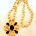 Vintage Napier Necklace In Gold and Black