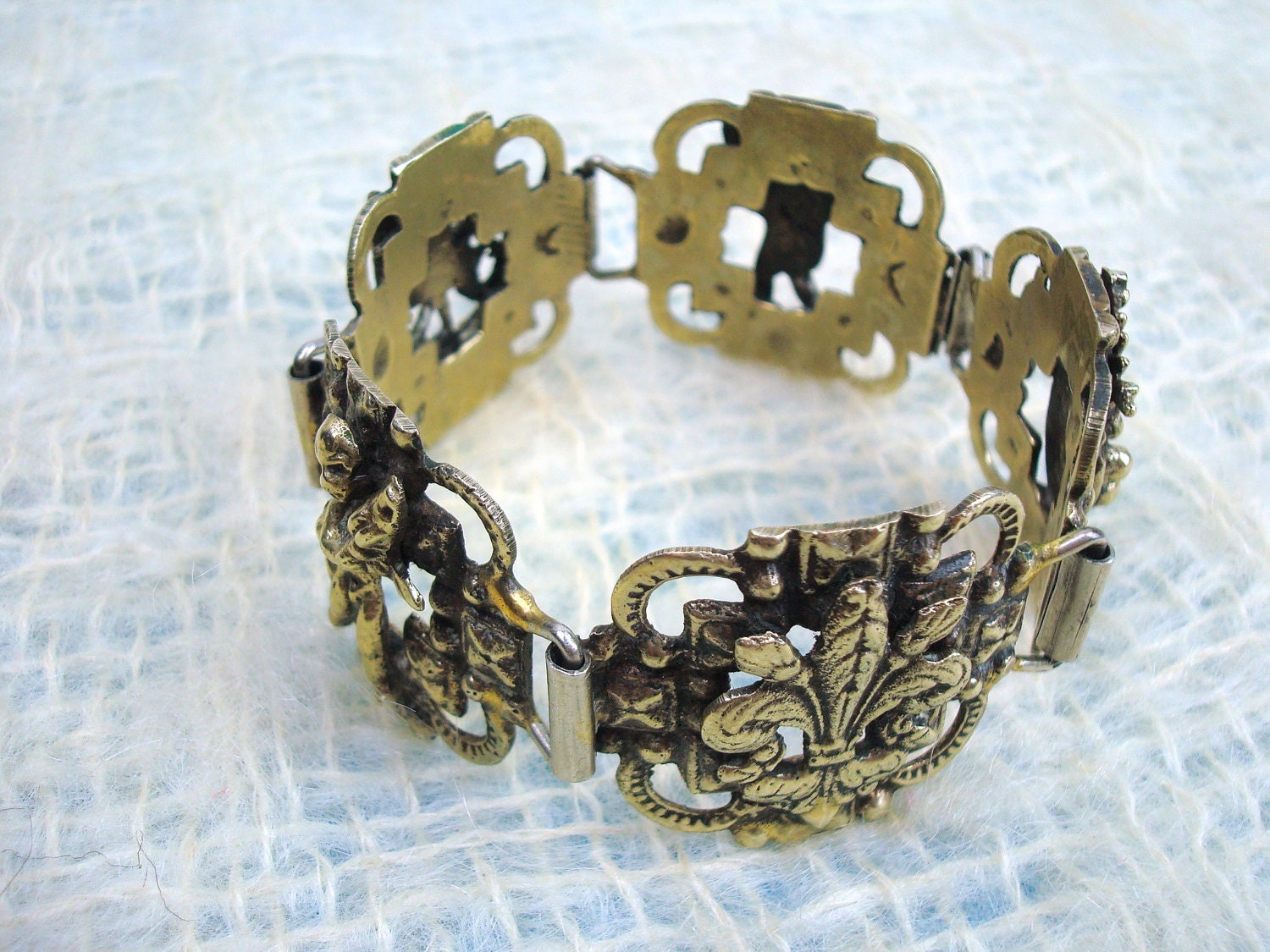 Lyonnais Blazon Fleur de Lys Bracelet
