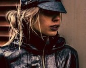 The Milly - Heather Grey Seamed Cap with Brim