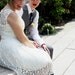 White, Ivory Birdcage Veil, 18 Inch Full Veil