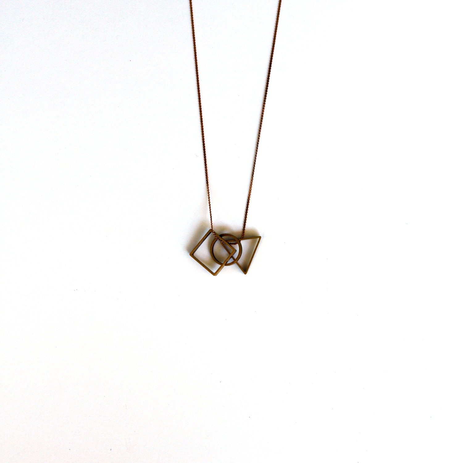 Lunette Geometric Necklace