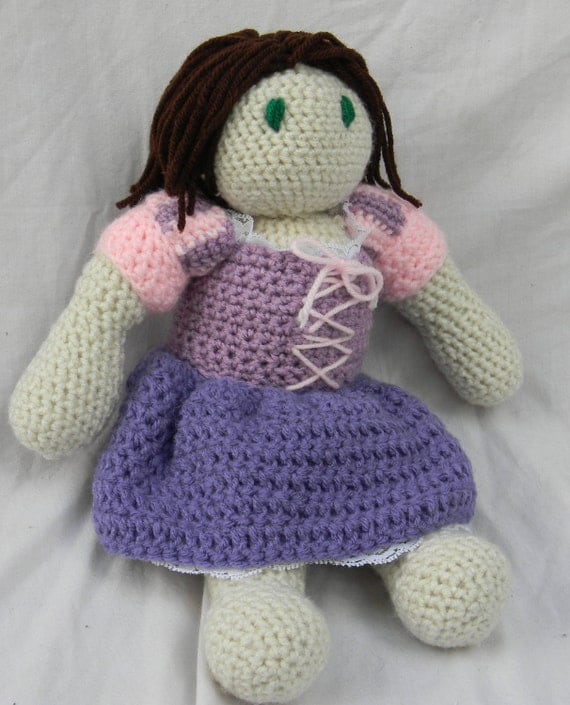 rapunzel crochet doll