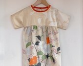 cotton sateen floral dress / tunic