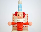 Vintage Nursery Plastics Jack in the Box Lamp