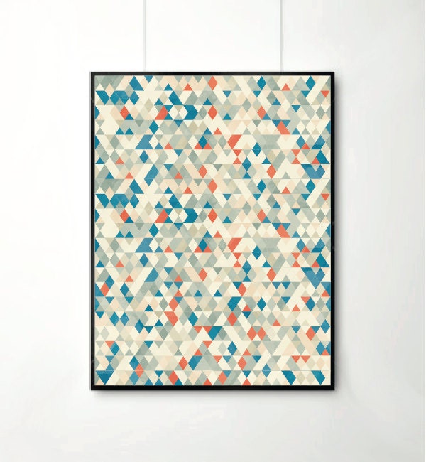 Abstract art, geometric art, art prints, abstract poster, poster art, geometric prints, 60s art, retro posters, 1960s style, retro style art