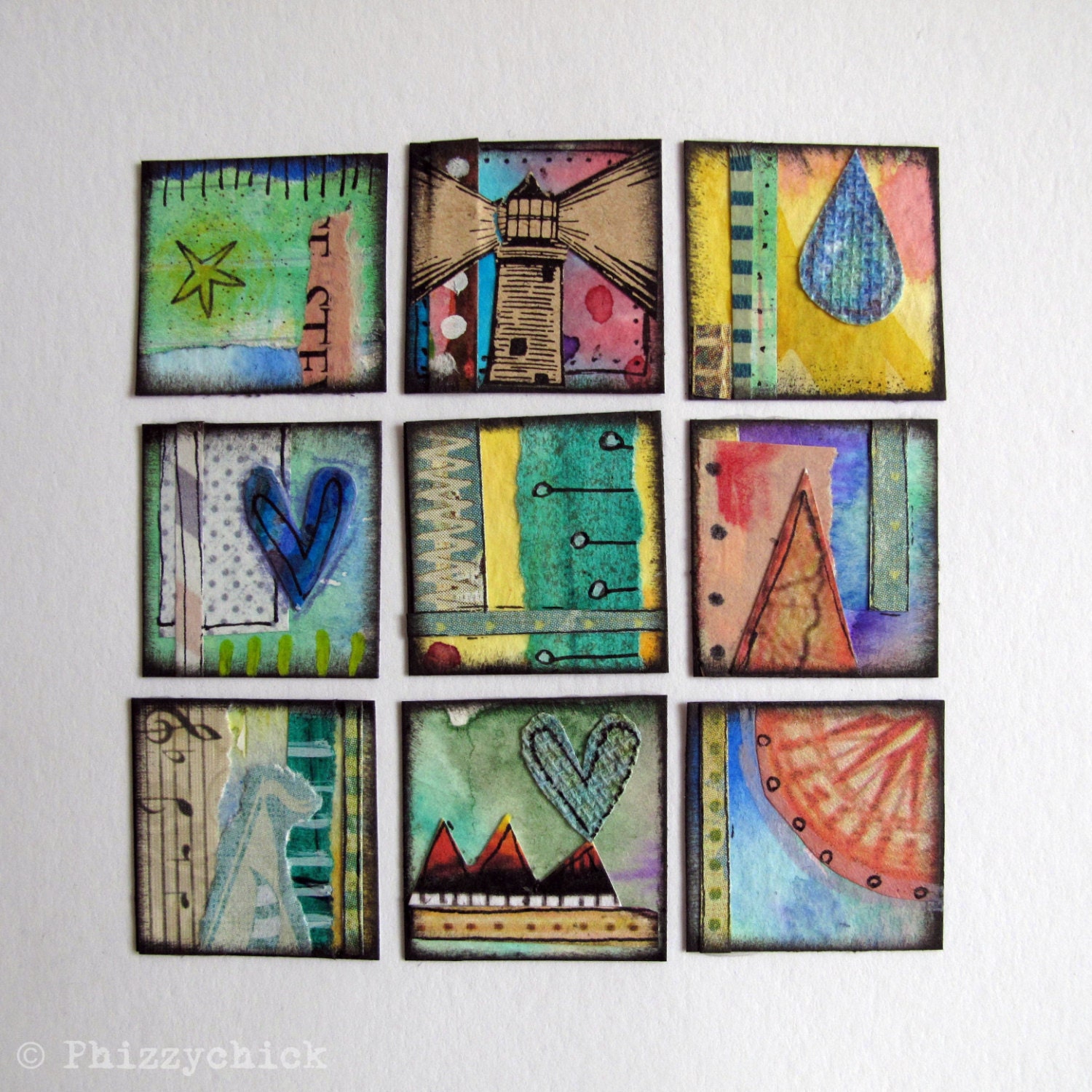 Inch Squared Artwork - Seaside