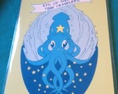 67% of Squid are Time Travelers Handbound spiral notebook