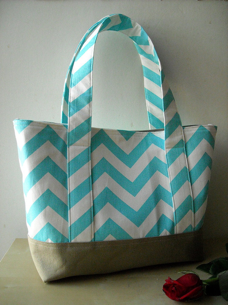 20% OFF SALE - Girly Blue - Everyday Tote Bag