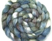 Handpainted Merino Tencel Wool Roving - 4 oz. WATERCOLOR - Spinning Fiber