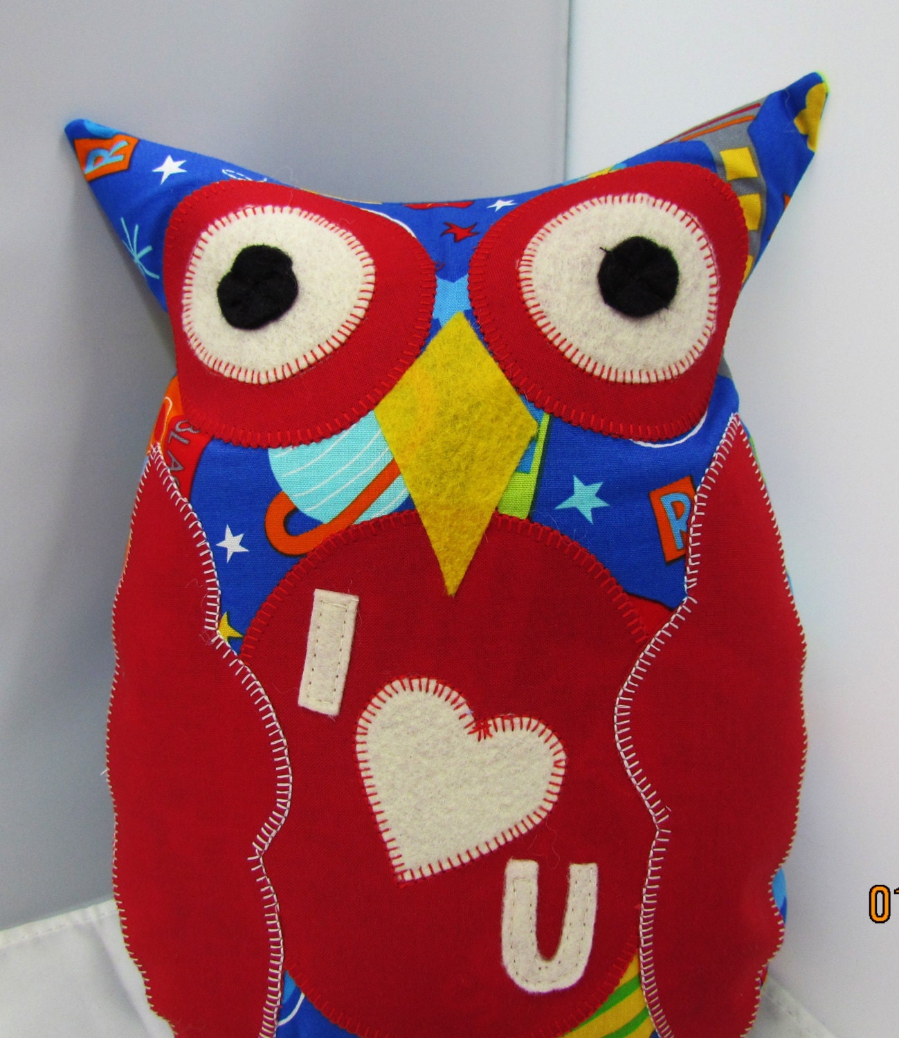 Owl, Valentines Day, Red, Heart, Children, Gift