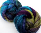 Fizz batts -- (3.2 oz. per set)  bfl wool, bamboo, tencel, sparkle.