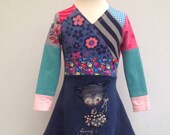 On sale Upcycled Girls Dress size 12m up to 2T (Europ. size 98/104) ballerina