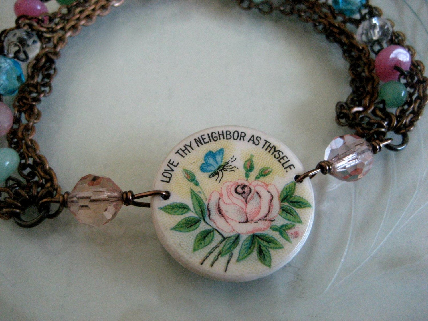 love thy neighbor as thyself bracelet
