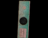 Small Antique Microscope Slide Pendant