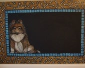 Custom Dog Portrait Chalkboards - Dog Rooms, Mud Rooms, Large Functional Art