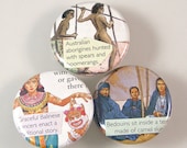 World Traditions Pinback Button Set