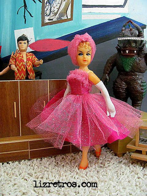 Tiny Bild Lilli  Festive Pink Tulle Party Dress Set  by RETROS FREE Shipping in US