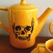 Skull Zombie Witch espresso coffee set