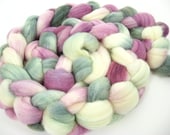 Heart's Ease-  80/20 Merino and Tussah Silk combed top roving 4 oz