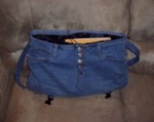 Blue jean /laptop/tablet Backpack upcylcled handmade
