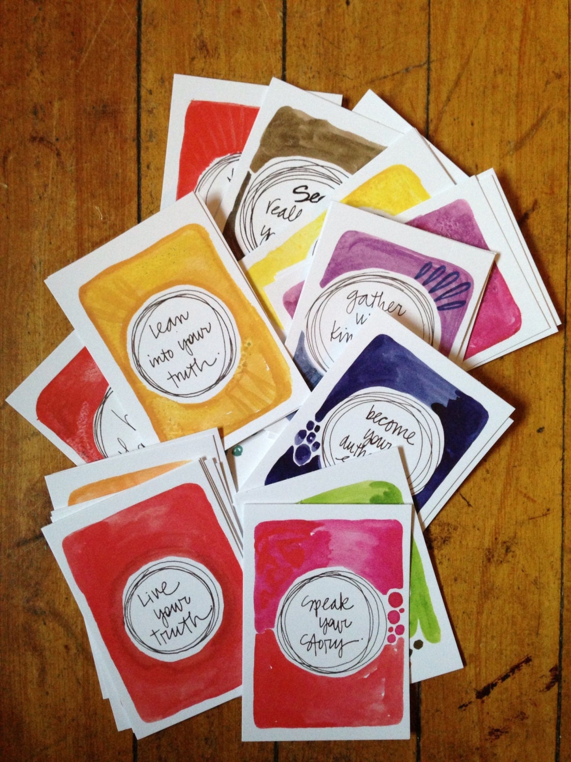 speaking wisdom : 30 days of affirmation set.