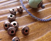 Antiqued Copper Plated Bead Aligners - set of 6