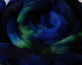 TARDIS  Rambouillet Wool  top 4ozs
