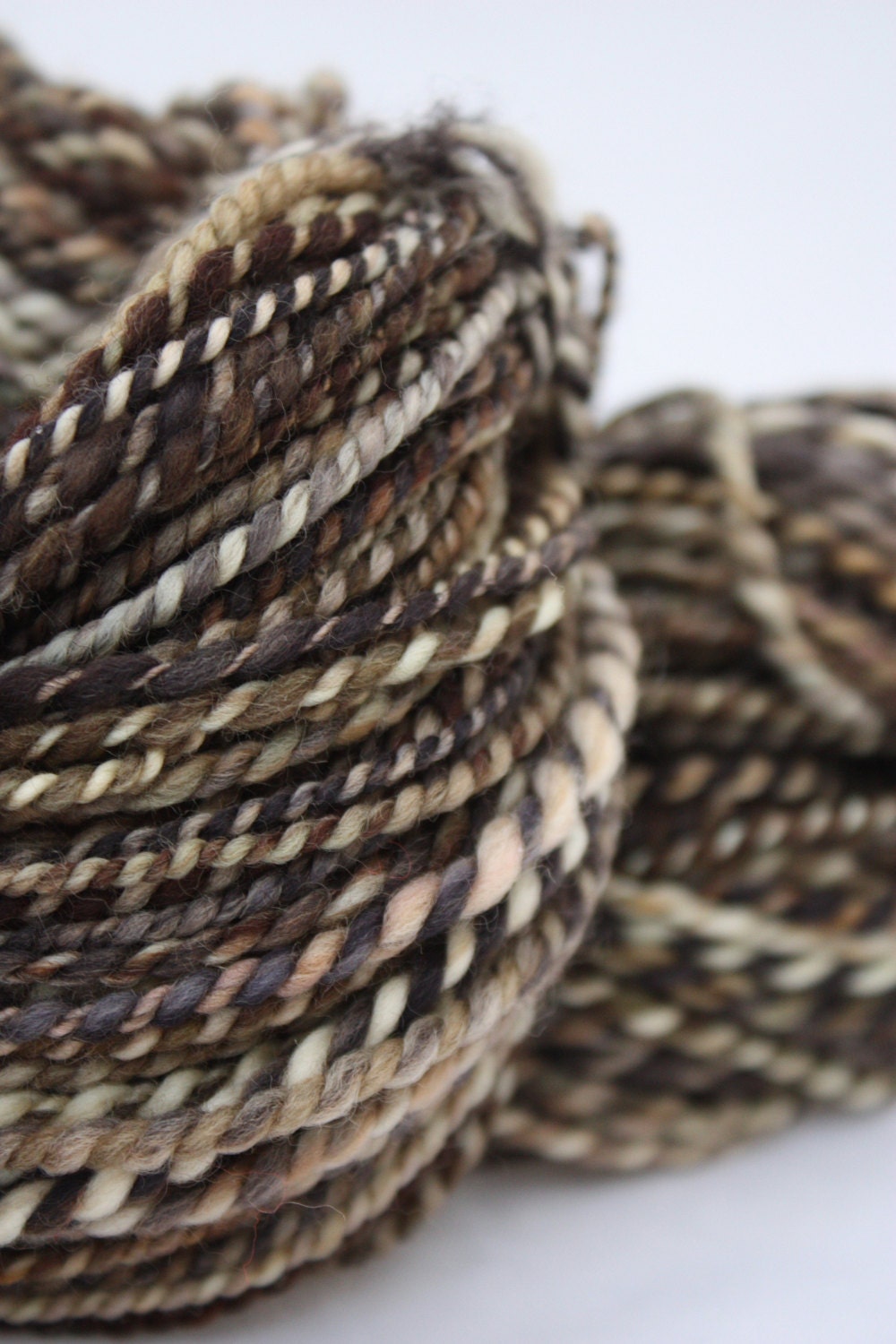 COFFEE BEANS - handspun superwash merino yarn