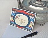 Love friendship card stamped distressed handmade colorful embellished masculine stationery greeting card home and living