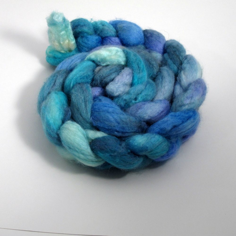 hand painted bfl tussah top