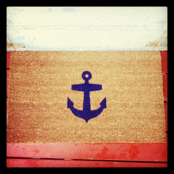 I'm a Sailor. I Sail. Doormat - CoCo Coir Modern Tagged Outdoor 60% Recycled Natural Fiber Rug