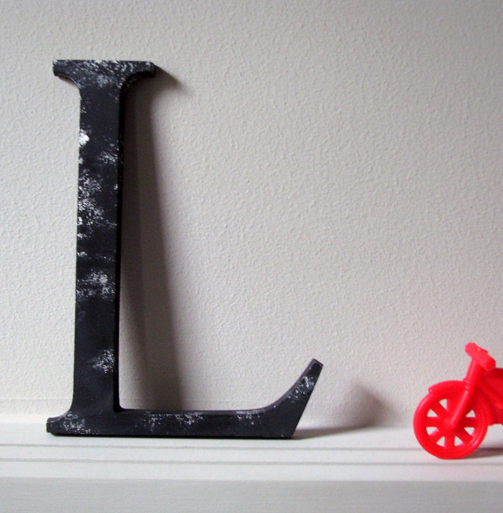 Letter L - Cast Aluminum Store Sign - Vintage