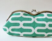 Eyeglass case - emerald geometric