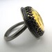 Can I Buy You a Cocktail sterling silver and druzy ring